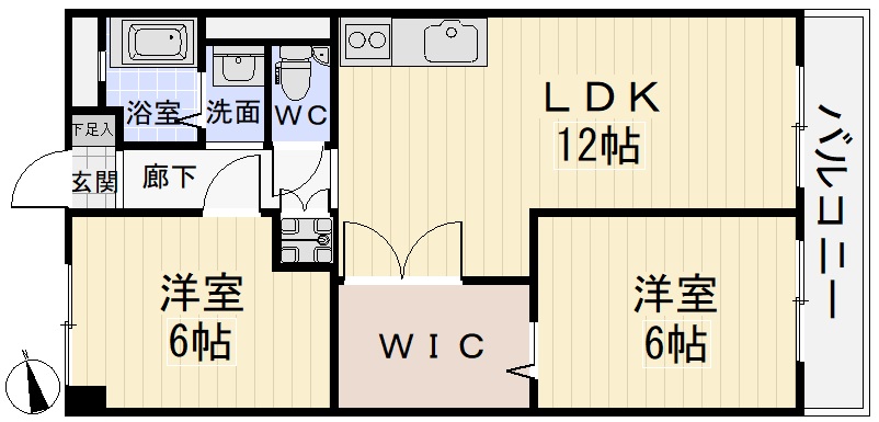 アルメリアコーポの間取り