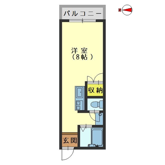 シャトルフジナガIIの間取り