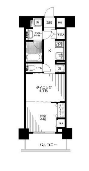 日神パレステージ三ノ輪の間取り