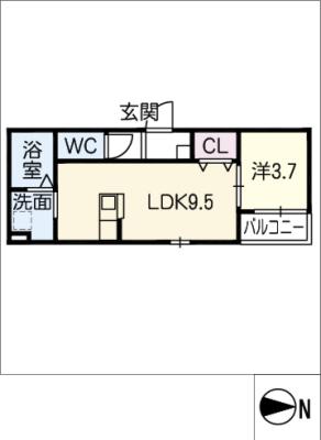 プランドール月島の間取り