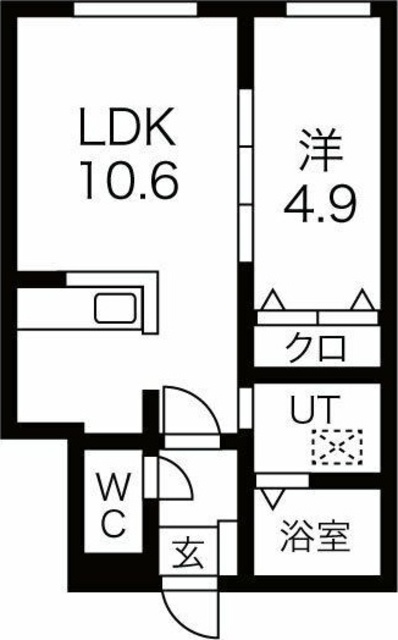 Asterope厚別南の間取り