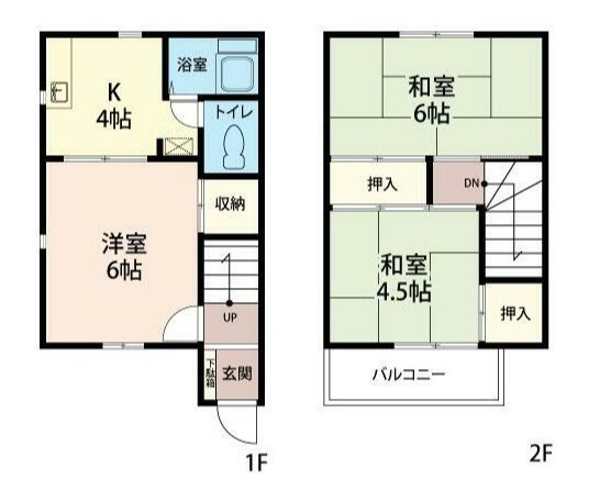 コーポフィオーレB館の間取り