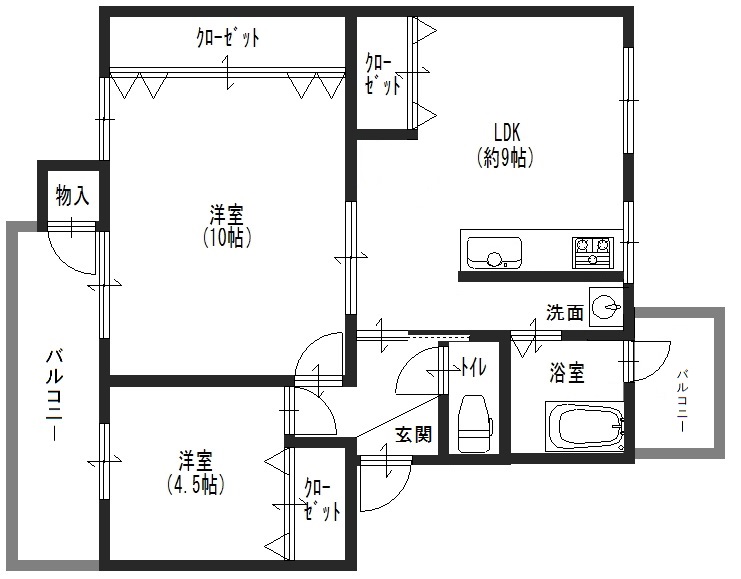 杭瀬団地３０号棟_間取り_0