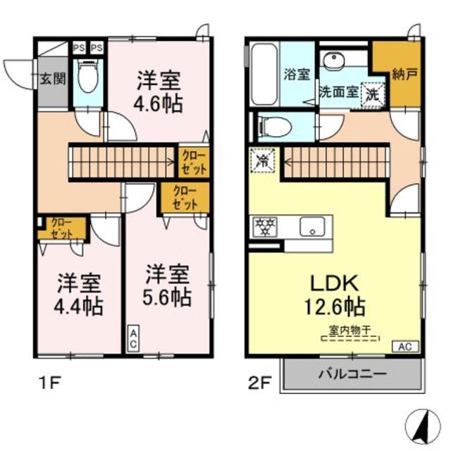 エルデガーデン　I号館の間取り