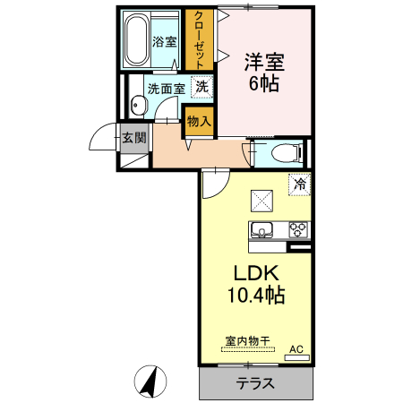 Central Park三ヶ森の間取り