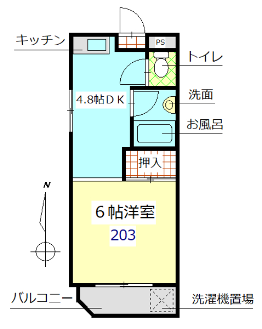 Viento坂戸A棟の間取り