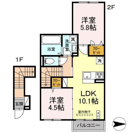 メゾンレポルディの間取り