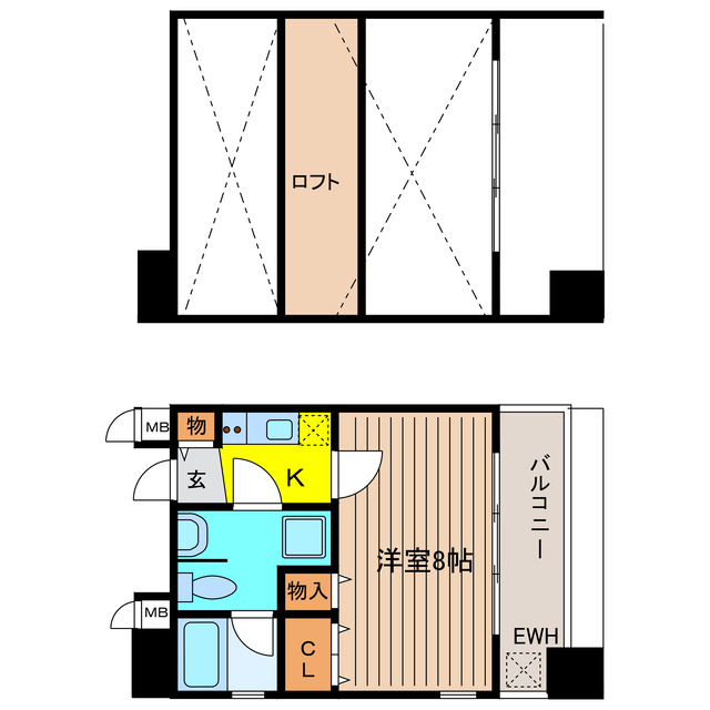 プロスペクト中之島の間取り