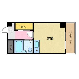 和歌山市新中通のマンションの間取り