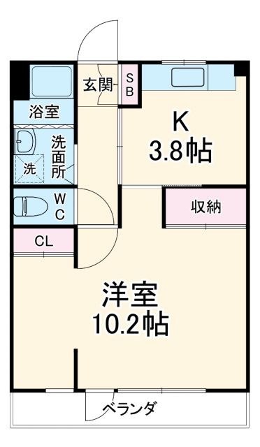 サザンマンションＡの間取り