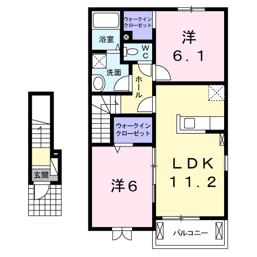 サンプラチナメゾンの間取り