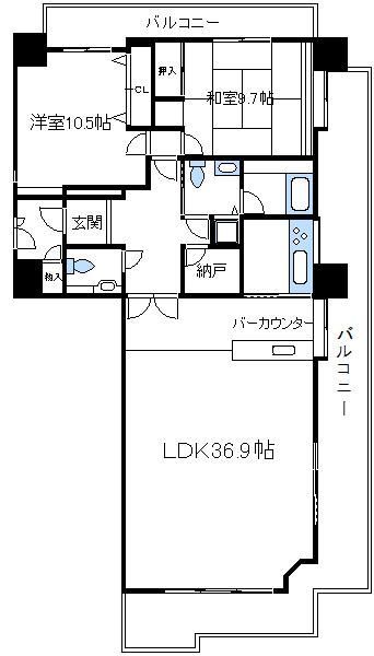 プレステージさがみ夢大通りの間取り