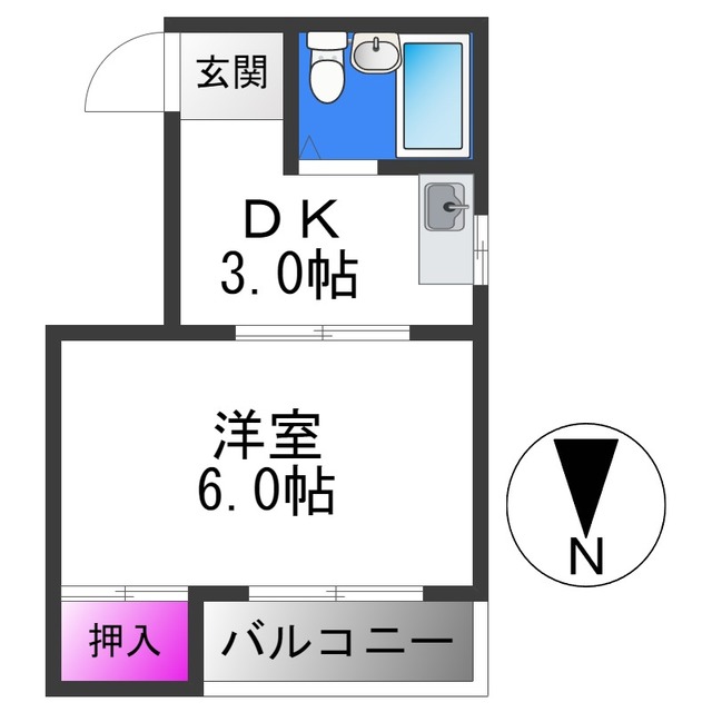 マンション　ル・エーテ２０の間取り