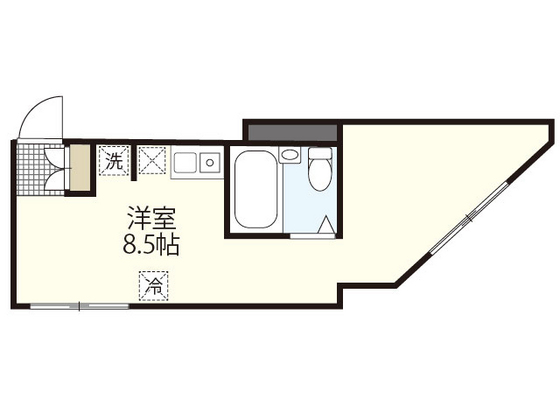 【広島市中区舟入本町のマンションの間取り】