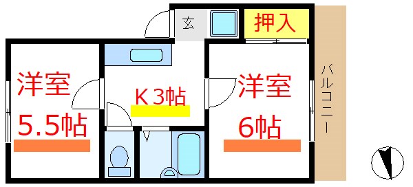 アルフハイムの間取り