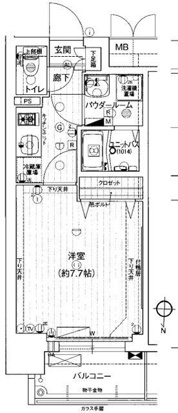 プレサンス栄ブリオの間取り