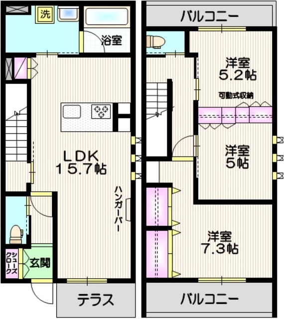 Ｍｏａｎａの間取り