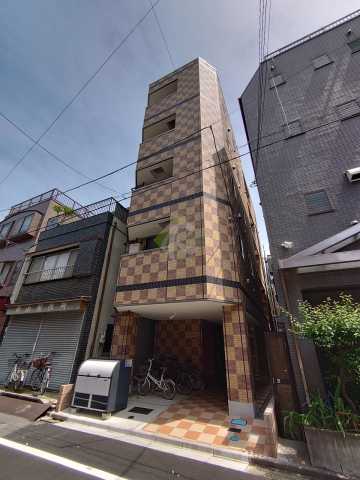 墨田区向島のマンションの建物外観