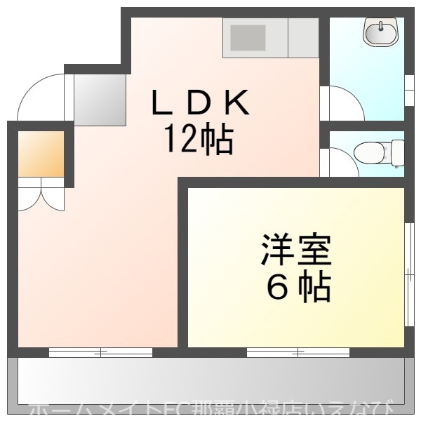 マンション１３６の間取り