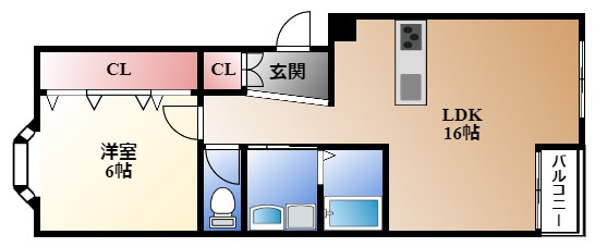 覚王山JOYBOXIIIの間取り