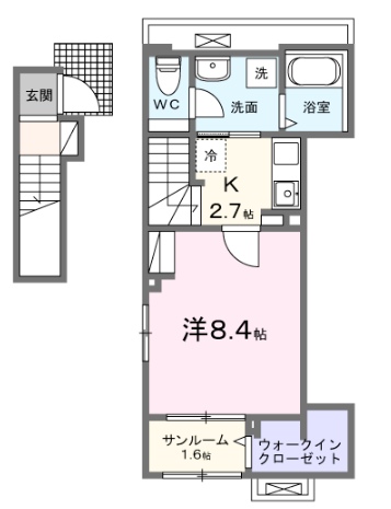 ニューファインシティの間取り