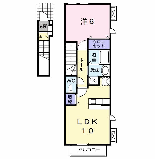 プリムローズｉの間取り