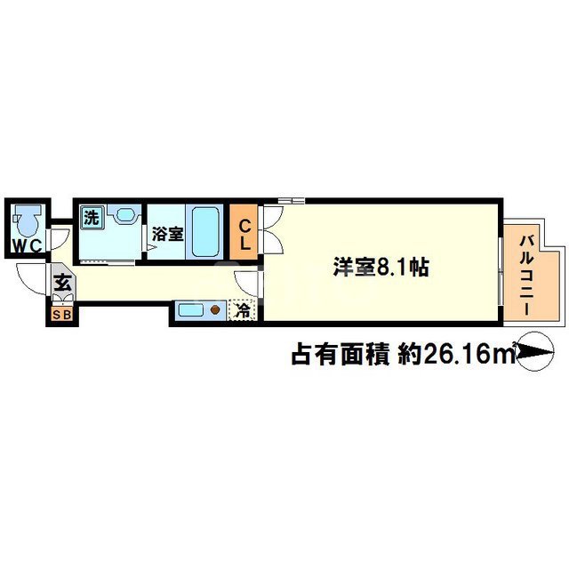 インテグレート東山の間取り