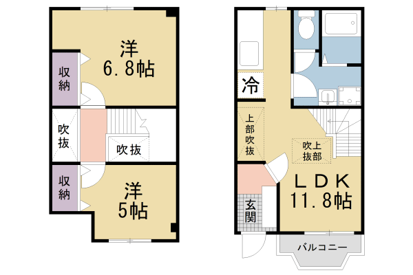 ウイングヒルの間取り