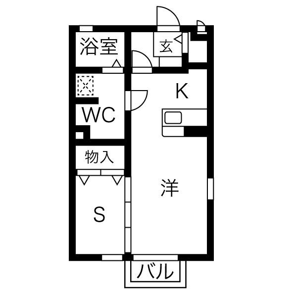 エスポワール西原の間取り