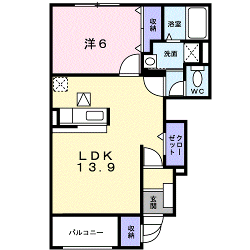 【ラフィナートの間取り】