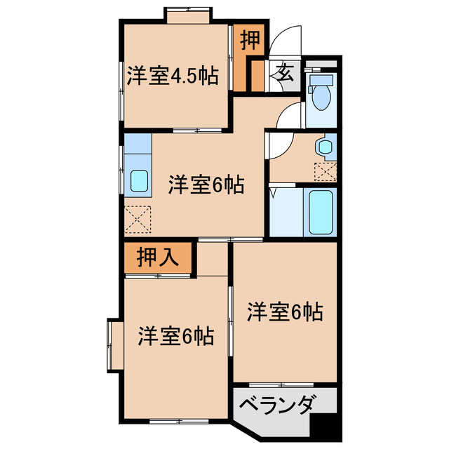 エスポワール有明　Ｃ棟の間取り