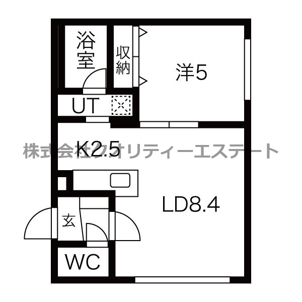 (仮)ブリスS18W7-IIの間取り