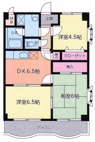 ラークヴィラの間取り