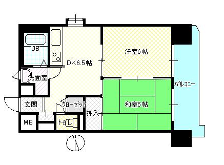 【トーカンマンション不来方第２の間取り】