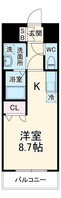 アクアラフォレ豊中の間取り