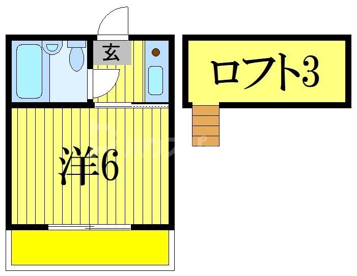 ルックハイム原木の間取り