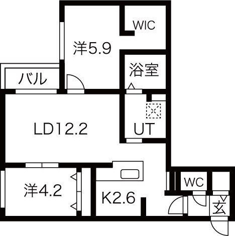 仮)GRANー千歳東雲5丁目MSの間取り