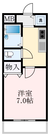 堺市南区高倉台のマンションの間取り