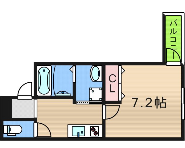 【フジパレス住ノ江駅南サウスの間取り】