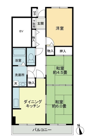 スカール太田の間取り