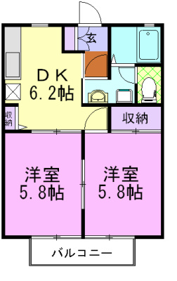 ファインクレストの間取り