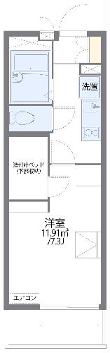 レオパレススカイトレインの間取り