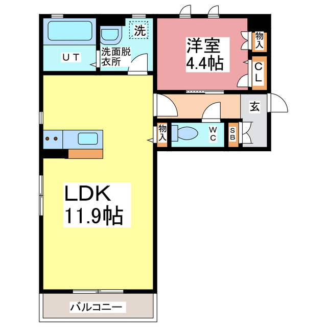 アベニューコートの間取り