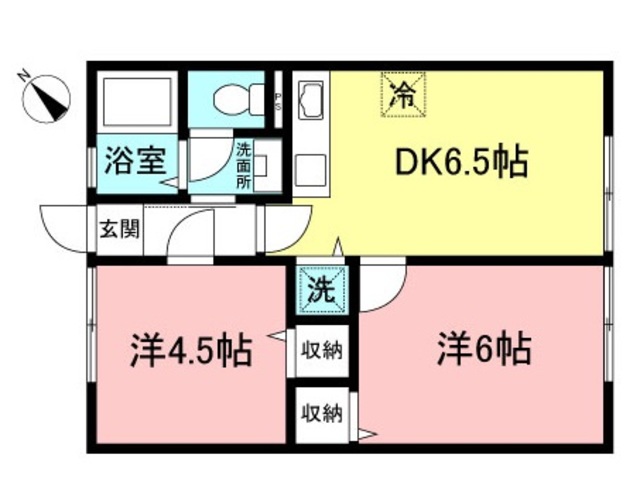 シティハイムセンゲンの間取り