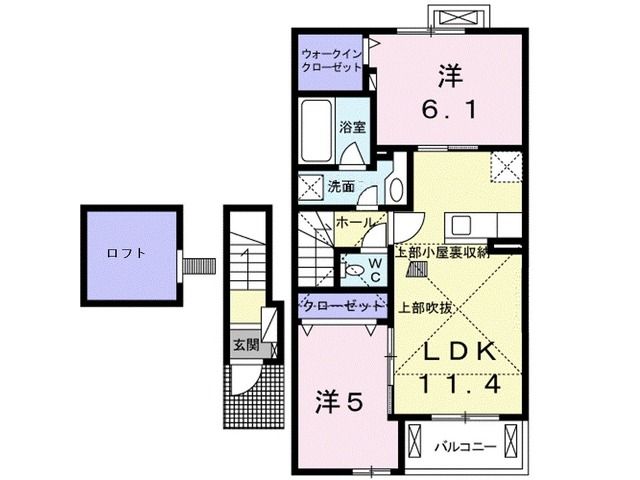 ペリドットＢの間取り