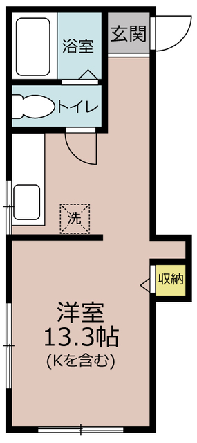 新座市中野のアパートの間取り