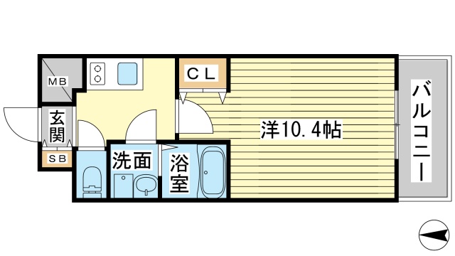 インタービレッジ土山二番館の間取り