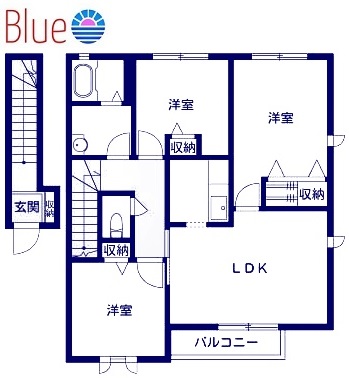 高座郡寒川町宮山のアパートの間取り