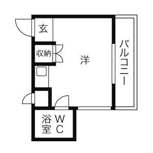 サンメゾン安田の間取り