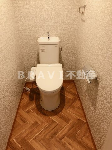 トイレ　【森の宮ハイツ】落ち着いたトイレです